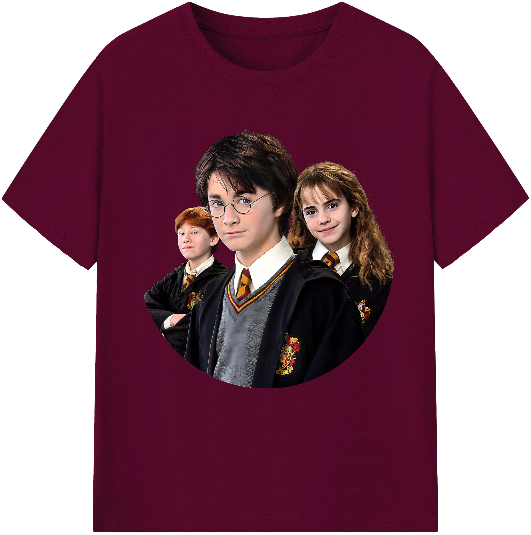 （画像用） Harry Potter ハリー・ポッターシリーズ レディースカジュアルプリントTシャツ（綿100％）